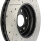 StopTech Power Slot 09-10 Audi A4/A4 Quattro / 08-10 A5 / 10 S4 Front Right Drilled & Slotted Rotor