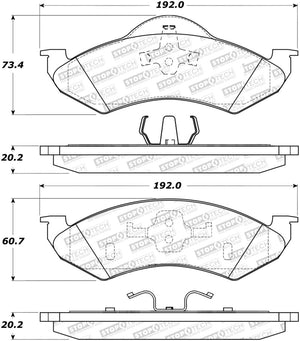 StopTech Street Select Brake Pads