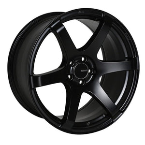 Enkei T6S 18x9.5 35mm Offset 5x120 Bolt Pattern 72.6 Bore Matte Black Wheel