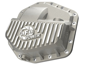 aFe POWER Street Series Front Diff Cover Raw w/ Machined Fins Ford F-250/350 23-26(Dana M235)