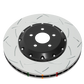 DBA 13-14 Chevrolet Corvette Z51 Front T3 2 Pc V2 Slotted 5000 Series Rotor w/Black Hat