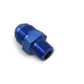 Russell Performance -4 AN to 3/8in NPT Straight Flare to Pipe (Blue)