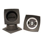 DEI Speaker Baffles 5.25in Round 6.5in Wide 6.5 Height 4in Deep Pair