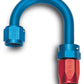 Russell Performance -6 AN Red/Blue 180 Degree Full Flow Swivel Hose End (With 1in Radius)