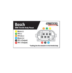 Bosch DBW Throttle Body Harness - 14ft Unterminated