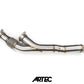 Nissan RB26 Twin 3.5" Stock Frame Front Pipe