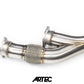Nissan RB26 Twin 3.5" Stock Frame Front Pipe