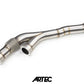 Nissan RB26 Twin 3.5" Stock Frame Front Pipe