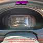 Digital Display Dash Mount to suit a Haltech iC-7 Display Screen which is a direct fit OEM factory fit which has a perfect interior black paint finish.