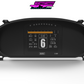 Digital Display Dash Mount to suit a MoTeC C125 Display Screen which is a direct fit OEM factory fit which has a perfect interior black paint finish.