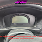 Digital Display Dash Mount to suit a Haltech IQ3 Display Screen which is a direct fit OEM factory fit which has a perfect interior black paint finish.