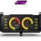 Digital Display Dash Mount to suit a Haltech uC-10 Display Screen which is a direct fit OEM factory fit which has a perfect interior black paint finish.