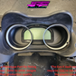 Digital Display Dash Mount to suit a Haltech IQ3 Display Screen which is a direct fit OEM factory fit which has a perfect interior black paint finish.