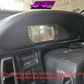 Digital Display Dash Mount to suit a Haltech iC-7 Display Screen which is a direct fit OEM factory fit which has a perfect interior black paint finish.
