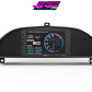 Digital Display Dash Mount to suit a MoTeC C127 Display Screen which is a direct fit OEM factory fit which has a perfect interior black paint finish.