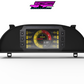 Digital Display Dash Mount to suit a Haltech iC-7 Display Screen which is a direct fit OEM factory fit which has a perfect interior black paint finish.