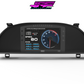 Digital Display Dash Mount to suit a MoTeC C127 Display Screen which is a direct fit OEM factory fit which has a perfect interior black paint finish.