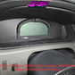 Digital Display Dash Mount to suit a Haltech IQ3 Display Screen which is a direct fit OEM factory fit which has a perfect interior black paint finish.