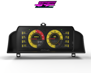 Digital Display Dash Mount to suit a Haltech uC-10 Display Screen which is a direct fit OEM factory fit which has a perfect interior black paint finish.