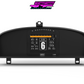 Digital Display Dash Mount to suit a MoTeC C125 Display Screen which is a direct fit OEM factory fit which has a perfect interior black paint finish.