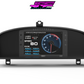 Digital Display Dash Mount to suit a MoTeC C127 Display Screen which is a direct fit OEM factory fit which has a perfect interior black paint finish.