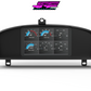 Digital Display Dash Mount to suit a Powertune Display Screen which is a direct fit OEM factory fit which has a perfect interior black paint finish.