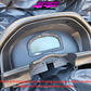 Digital Display Dash Mount to suit a Haltech IQ3 Display Screen which is a direct fit OEM factory fit which has a perfect interior black paint finish.