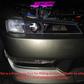 Ducted Headlight to suit a Nissan Silva S14 and 240sx Series 2 to increase air flow for racing and is a direct replacement of original OEM headlight. No Modifications needed. These include a 2.5 inch LED Projector.
