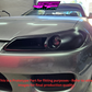 Ducted Headlight to suit a Nissan Silva S15 and 200sx to increase air flow for racing and is a direct replacement of original OEM headlight. No Modifications needed. These include a 2.5 inch LED Projector.