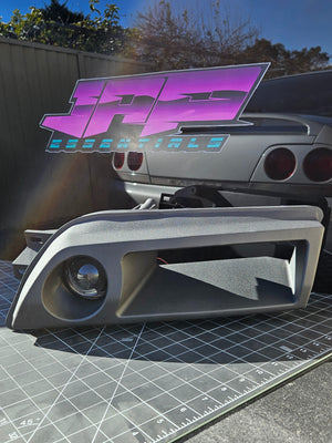 Ducted Headlight to suit a Nissan Skyline R32 GTR and GTST to increase air flow for racing and is a direct replacement of original OEM headlight. No Modifications needed. These include a 2.5 inch LED Projector.