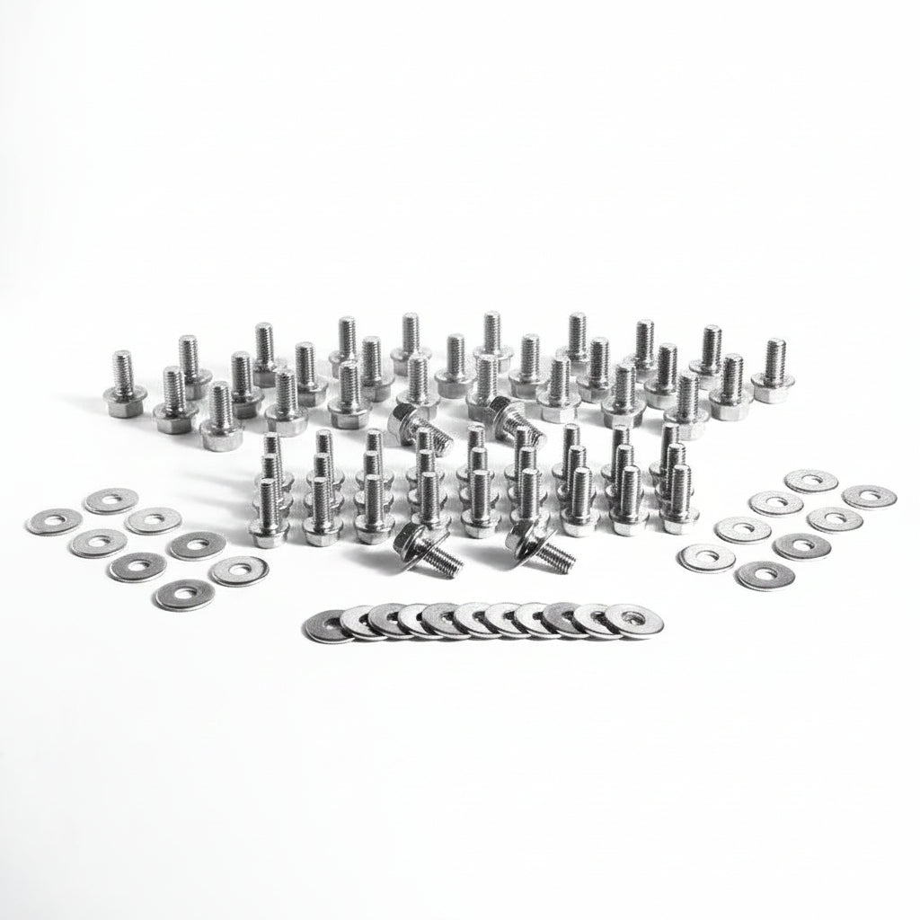 JDC Stainless Steel Under-Body Replacement Hardware Kit | Nissan R35 GT-R