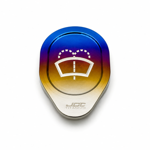 JDC Titanium Washer Fluid Cap | Nissan R35 GT-R, 370Z & Infiniti Models