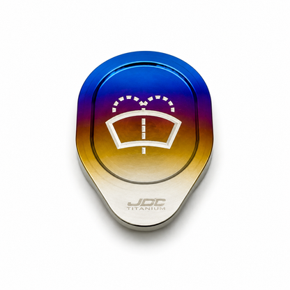 JDC Titanium Washer Fluid Cap | Nissan R35 GT-R, 370Z & Infiniti Models