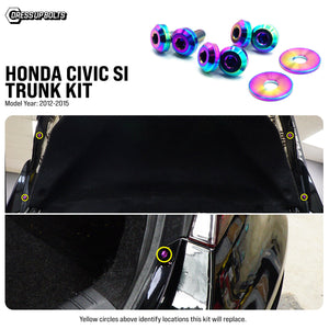 Titanium Hardware Trunk Kit - Honda Civic Si (2012-2015)