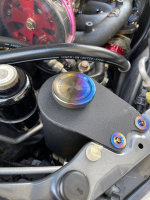 JDC Titanium Cap for JM Fab Tanks (Evo 7/8/9)