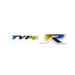 JDC Titanium Honda "Type R" Badge | FK8/FL5 Honda Civic Type-R