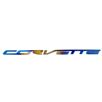 JDC Titanium "Corvette" Badge | 2014-2019 C7 Corvette