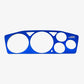 JDC Titanium Gauge Cluster Overlay | Evo 7/8/9
