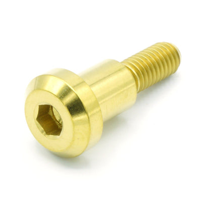 M6 x 1.00 x 25mm Titanium Motor Head Shoulder Bolt