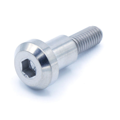 M6 x 1.00 x 25mm Titanium Motor Head Shoulder Bolt