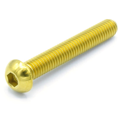 M6 x 1.00 x 40mm Titanium Button Head Bolt