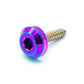 M4 x 1.4 x 20mm Titanium Motor Head Screw
