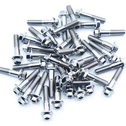 M8 × 32mm Titanium 3-Piece Wheel Assembly Hardware