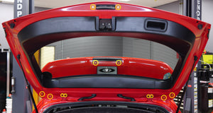 Titanium Hardware Trunk Kit - Mazda Speed3 (2007-2009)