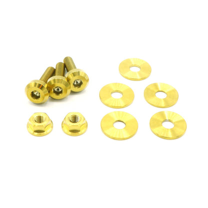 Titanium Hardware Engine Cover Kit - VQ37VHR Engine
