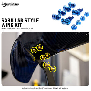 Titanium Hardware SARD LSR Style Wing Kit - BRZ/GT86/FR-S (2013-2020)