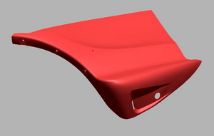 SERIES 1 (S1) Toyota Supra Rear Pods / PLASTIC