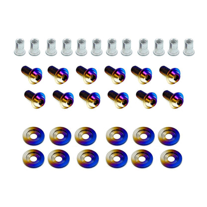 JDC Titanium Fender Plastic Clip Replacement Kit | A90 Toyota Supra