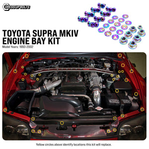 Titanium Engine Bay Kit - Toyota Supra MKIV (1993-2002)