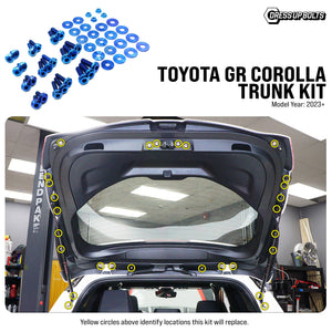 Titanium Hardware Trunk Kit - Toyota GR Corolla (2023+)
